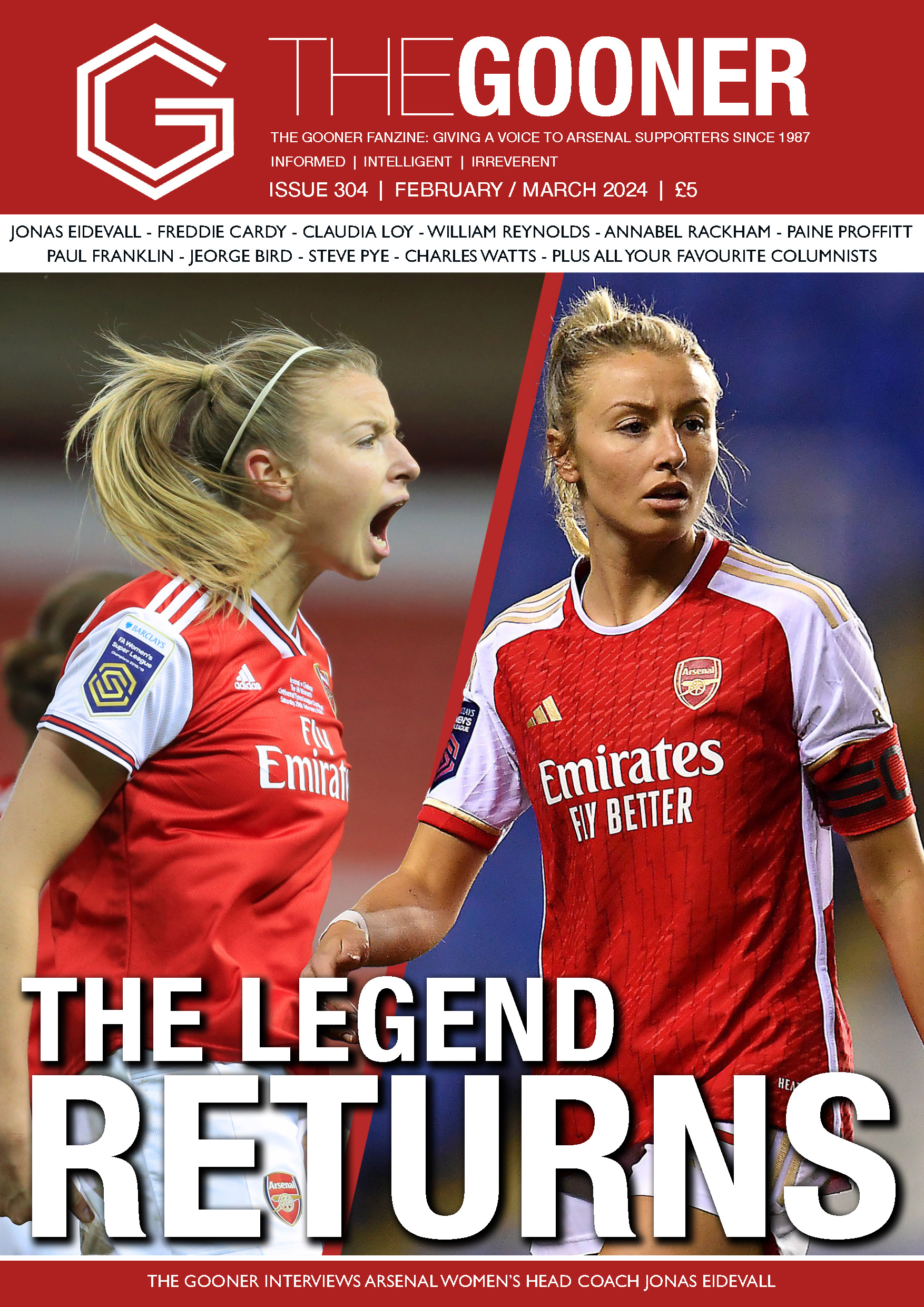 Gooner Issue 304 (UK - Shipping Included)